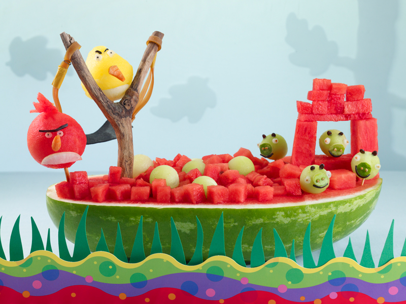 Watermelon Angry Birds