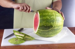 Watermelon Football Helmet
