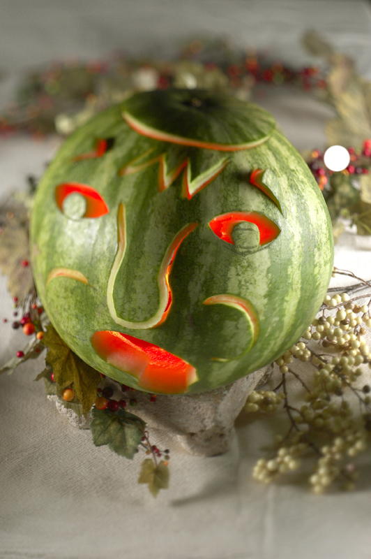 Watermelon Jack-O-Melon